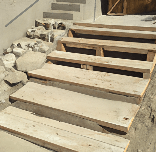 Jak zamontować drewniane schody na betonowym podłożu?
