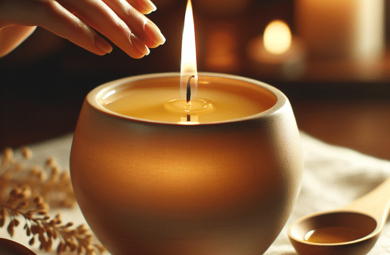 Świeca do masażu – jak wybrać i używać dla relaksu i aromaterapii?
