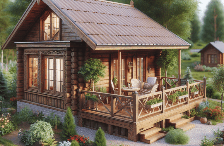Domek drewniany z tarasem na działkę – jak wybrać i na co zwrócić uwagę przy zakupie?