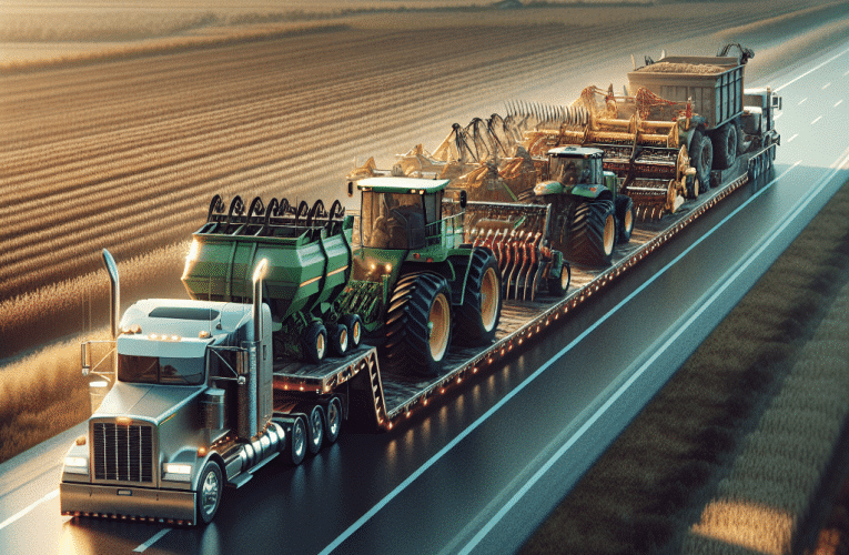Przewóz maszyn rolniczych – jak bezpiecznie przetransportować ciężki sprzęt?