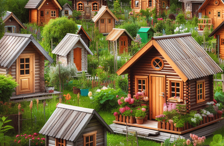 Domki drewniane ogrodowe: Jak wybrać i zadbać o idealny domek do Twojego ogrodu?