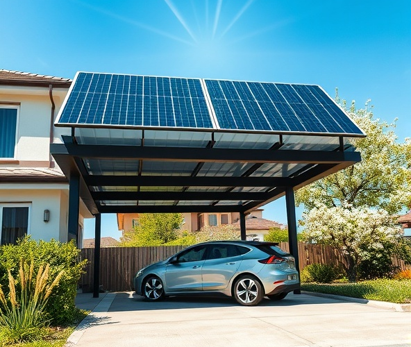 Jak wykorzystać carport fotowoltaiczny do oszczędności na energii i ochrony samochodu?