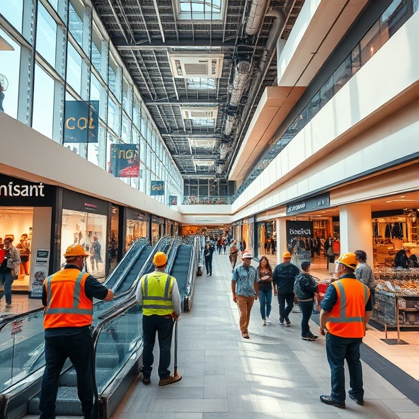 konserwacja techniczna galerii handlowych warszawa