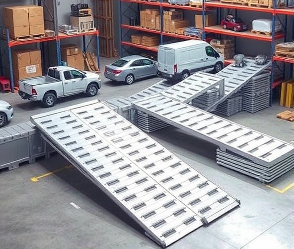 Jak wybrać odpowiednie najazdy aluminiowe do transportu i magazynowania?
