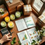 świeczka zielona herbata