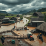 Jakie sygnały ostrzegają przed gwałtowną powodzią we wsi i jak ona powstaje? jak powstaje powódź
