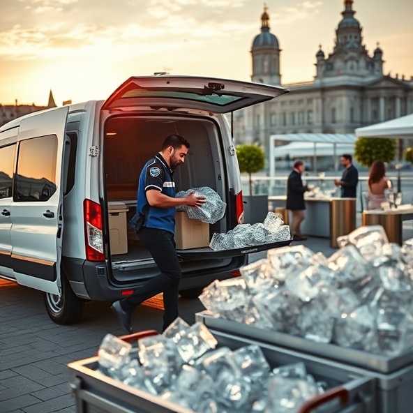 lód w kostkach warszawa