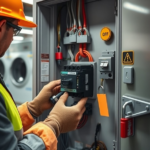 Jak wymienić stycznik idx 41 w pralni przemysłowej z lockout-tagout? stycznik idx 41