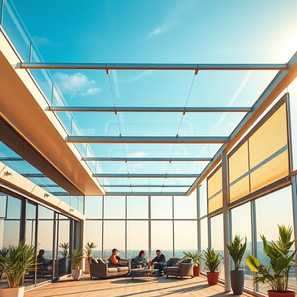 szkło na dach tarasu