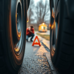 Czy z wybrzuszeniem na boku opony mogę dojechać 5 km do serwisu? wybrzuszenie na boku opony