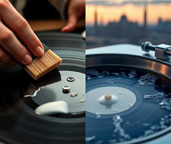 Ręczne czy ultradźwiękowe mycie płyt winylowych w Warszawie?
