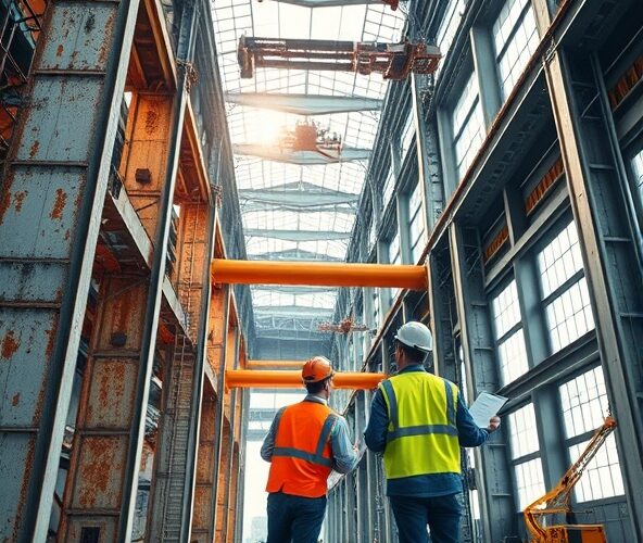 Czy regularne przeglądy obniżą koszty naprawy konstrukcji stalowych właściciela hali?