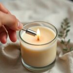 świece sojowe z drewnianym knotem