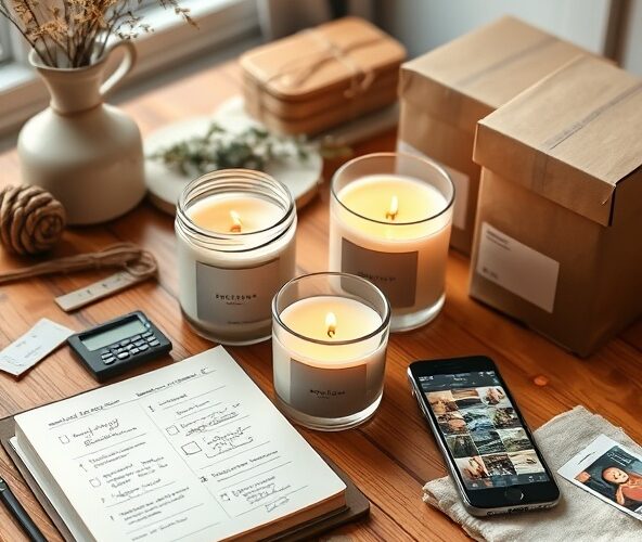 Jak reklamować świece sojowe z drewnianym knotem budżetem 1000 zł?