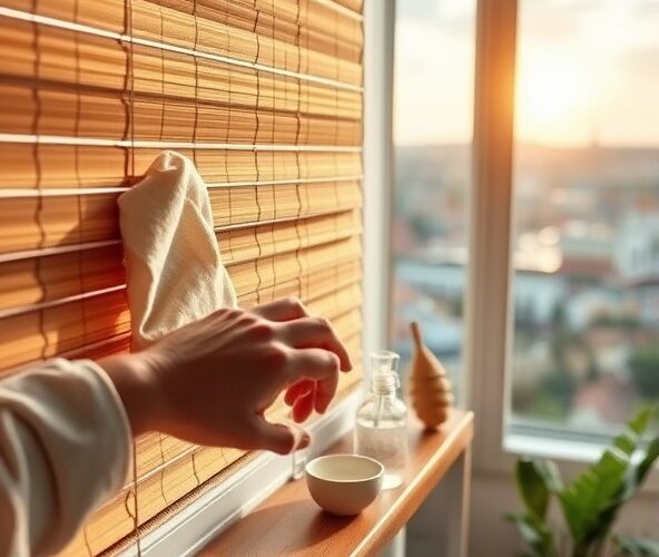 Jak czyścić żaluzje bambusowe w Warszawie bez uszkodzeń?