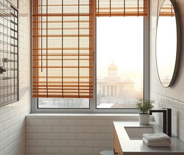 Czy żaluzje bambusowe w Warszawie sprawdzą się w łazience?