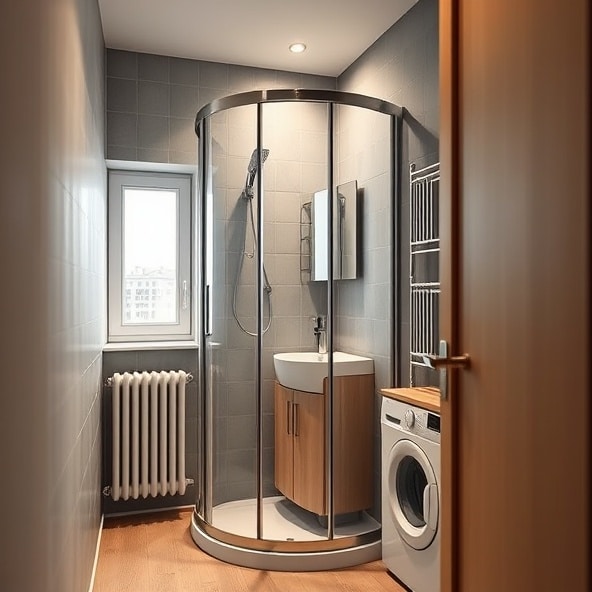 Półokrągłe kabiny prysznicowe Warszawa