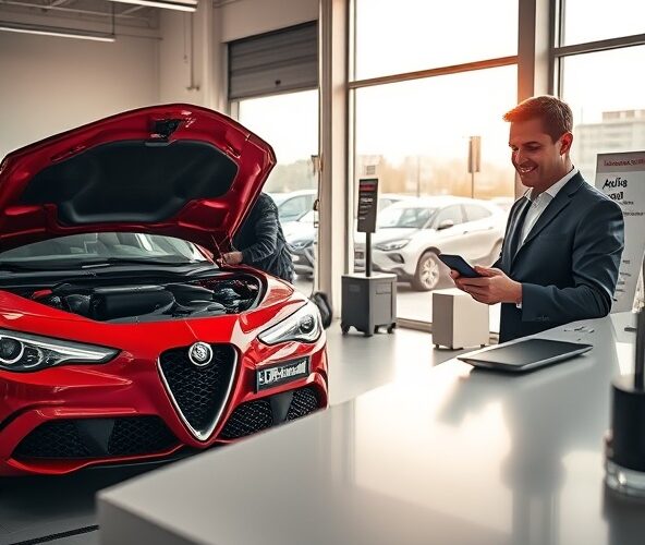 Jak umówić przegląd gwarancyjny Giulia w Alfa Romeo Białystok?