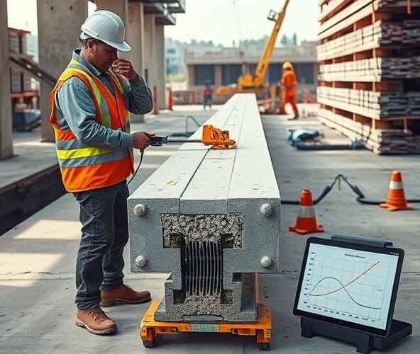 Jak sprawdzić nośność belek betonowych prefabrykowanych do garażu?