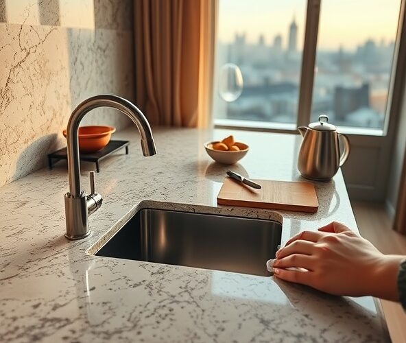 Ile lat wytrzymają standardowe blaty granitowe do kuchni w Warszawie?