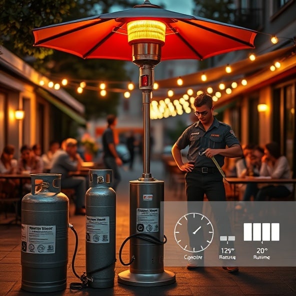 butle gazowe do parasoli gazowych