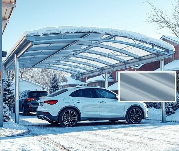 Czy carport aluminiowy z bokami ograniczy korozję auta zimą?