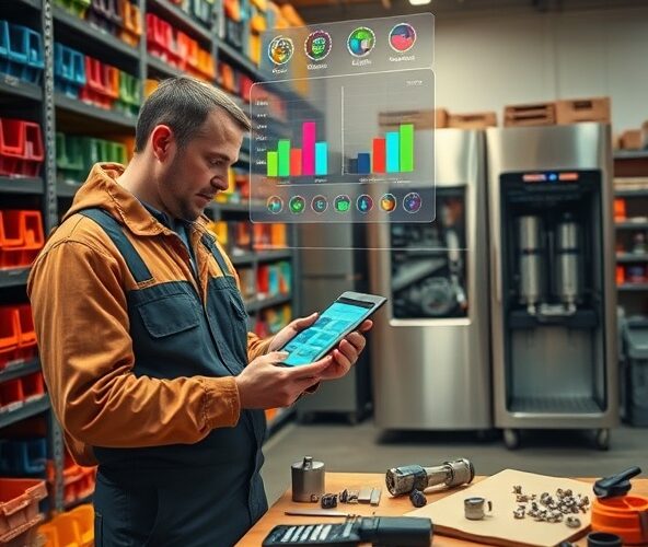 Jak obliczyć optymalny poziom zapasu części do maszyn do lodów?