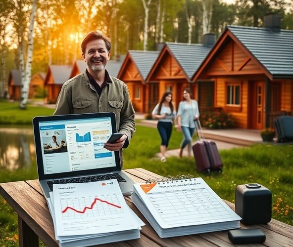 Jak właściciel domków letniskowych w Wielkopolsce zmniejszy opłaty OTA?