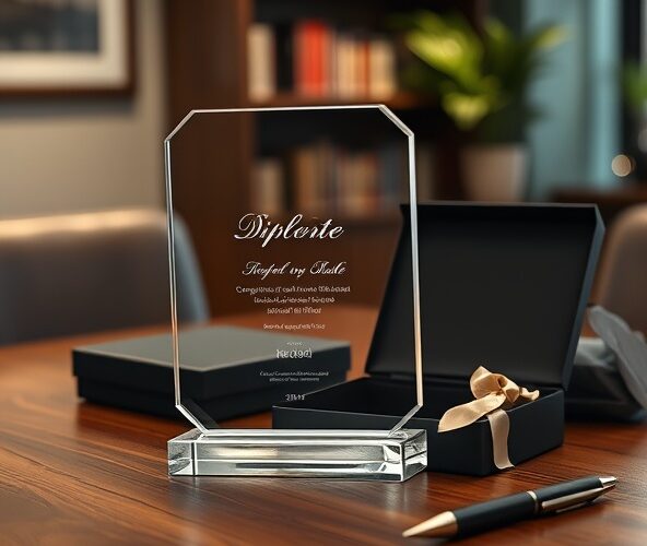 Czy dyplom szklany z grawerem to dobry prezent firmowy?