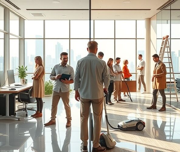 Biuro 300 m²: abonament firmy sprzątającej w Warszawie czy doraźnie?