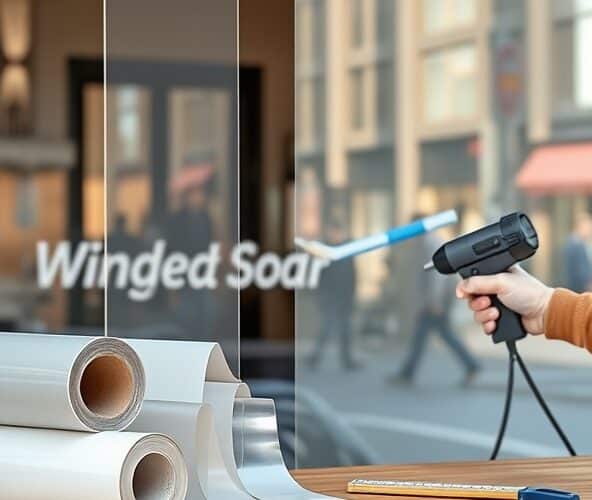 Jakie parametry folii PCV wybrać do oklejania witryn sklepowych?