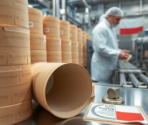 Gdzie uzyskać atesty dla gilz tekturowych do żywności w Polsce?