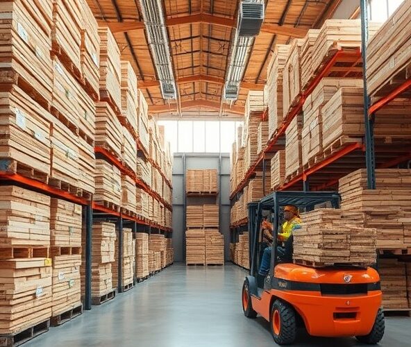 Jak hurtownia drewna zmniejszy straty przy składowaniu desek?
