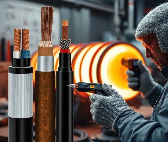 Jak dobrać kable wysokotemperaturowe do grzałek pracujących w 400°C?