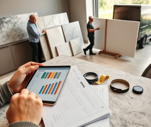 Jak porównać cennik konglomeratu kwarcowego za montaż i transport?