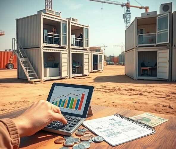 Jak obliczyć miesięczny koszt wynajmu kontenerów socjalnych biurowych?