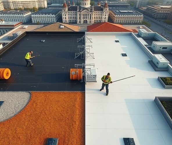 Co wybrać na krycie dachów w Warszawie: papa czy membrana TPO?