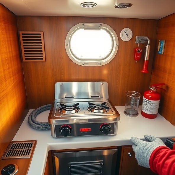kuchenka gazowa na jacht