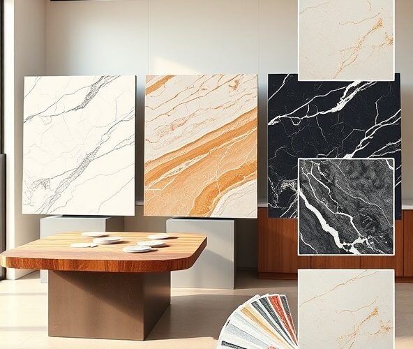 Jak ocenić wzory kwarcytów naturalnych przy wyborze blatu?