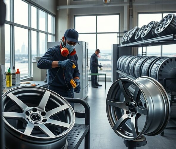 Jak przygotować felgi przed lakierowaniem proszkowym w Warszawie?