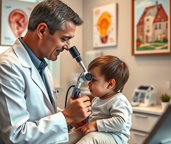 Który laryngolog w Milanówku leczy przewlekłe zapalenie ucha u dzieci?