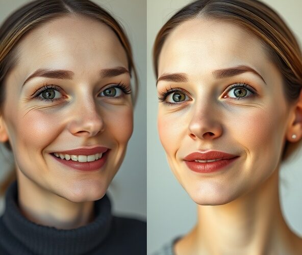 Czy likwidacja chomików na twarzy zmienia naturalny wyraz twarzy?