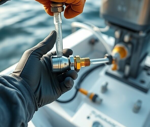 Jak sprawdzić linię paliwową do silnika zaburtowego po montażu?