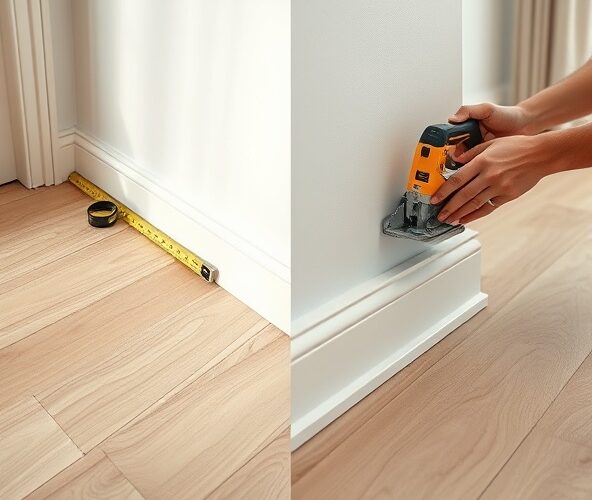 Jak wybrać listwę przypodłogową do paneli, by ukryć nierówności?