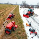 mini ciągniki osprzęt