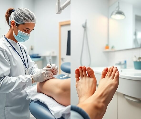 Usuwanie modzeli u diabetyków — w domu czy u podologa?