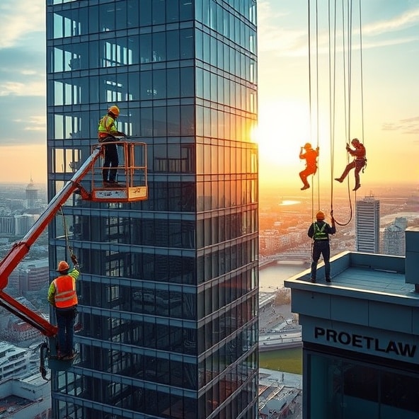 mycie elewacji szklanych warszawa