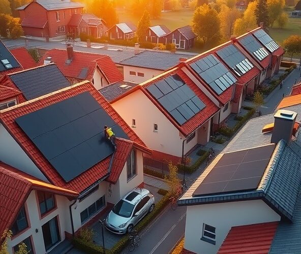 Czy w nowych domach Stara Wieś można zamontować panele fotowoltaiczne?