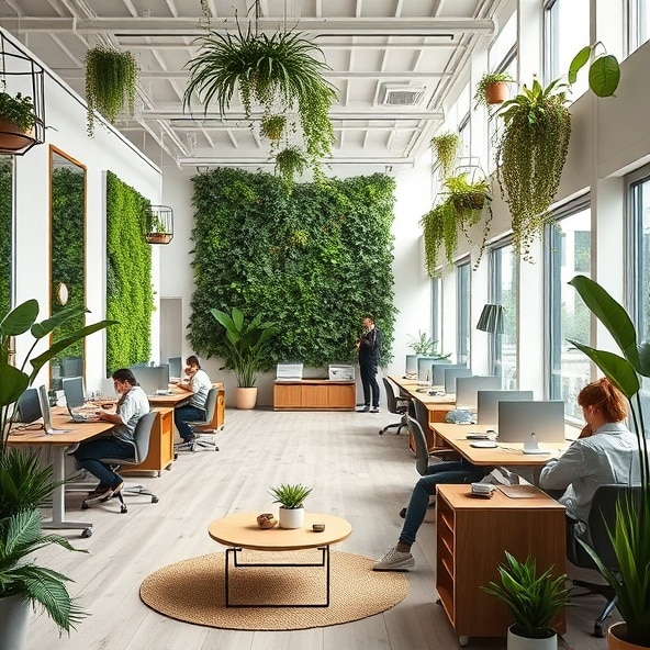 nowoczesne biuro aranżacje