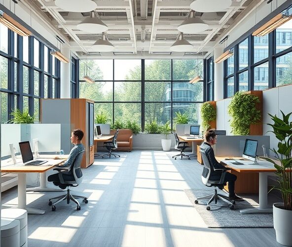 Jakie elementy aranżacji nowoczesnego biura poprawią koncentrację?